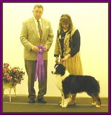 CH Liam Neeson of CTC with Penny King and judge David Krogh - photo courtesy of Laurie See